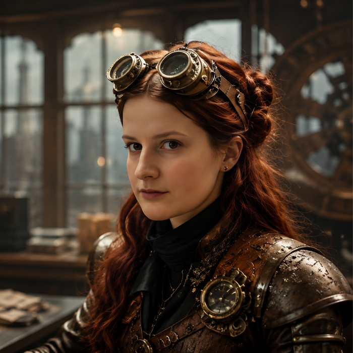 Steampunk bild av mig