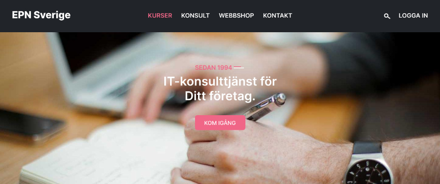 LIA hos EPN Sverige – från Figma till ASP.NET